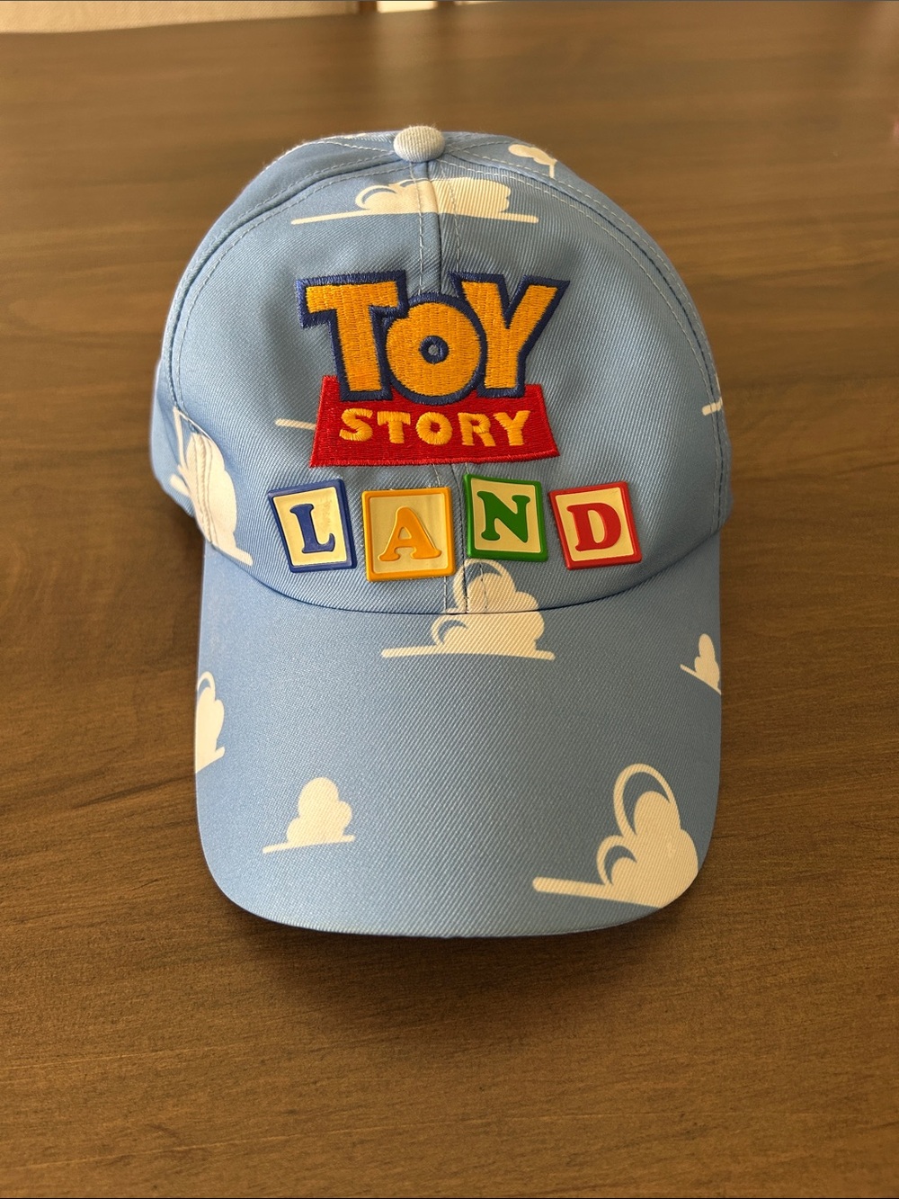 Disney Toy Story Land Light Blue Kids Cap with Multicolor Patch
